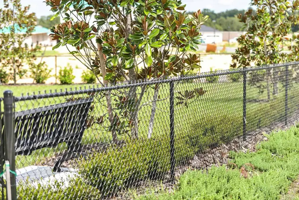 Chain Link Fencing installed by Superior Fence & Rail of Raleigh