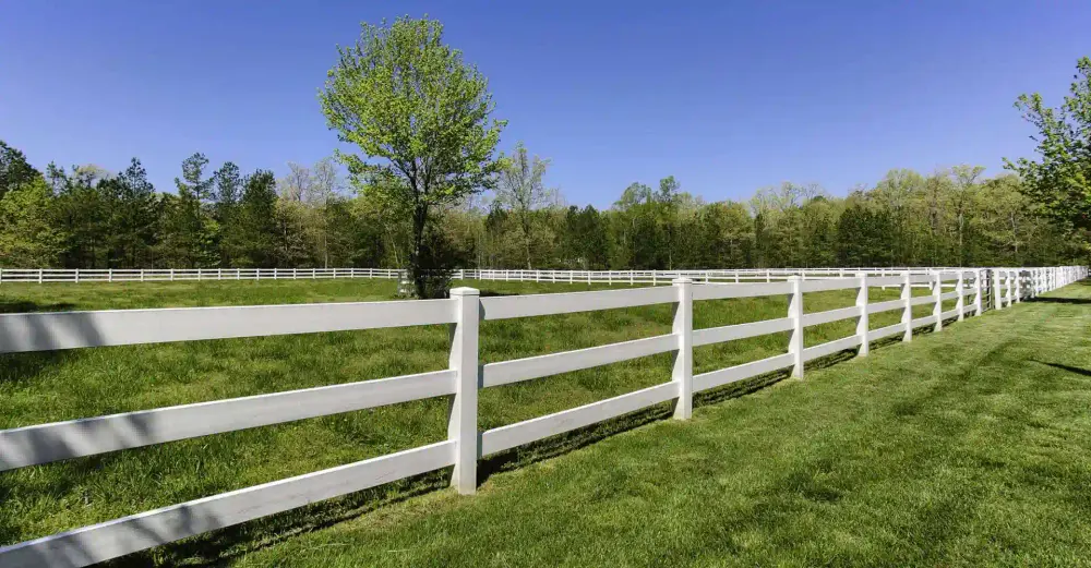Farm & Rail Fencing installed by Superior Fence & Rail of Raleigh