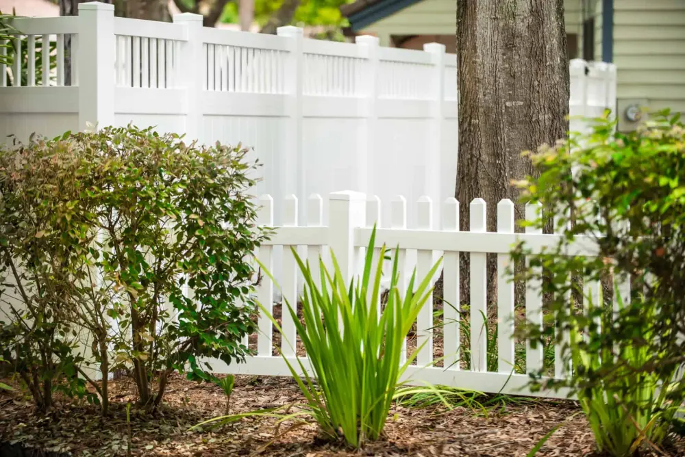 Vinyl Fencing installed by Superior Fence & Rail of Raleigh