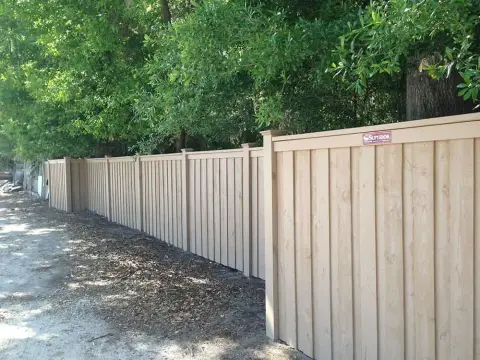 Wood Fencing installed in the Raleigh area